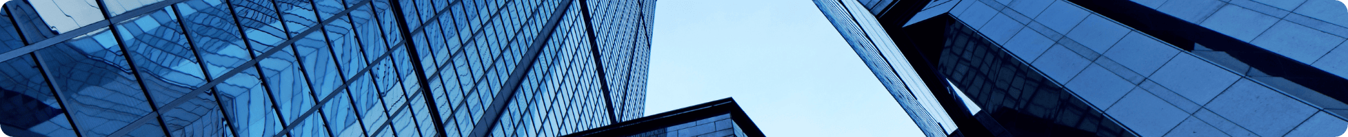 windowfilm Banner of glass blue buildings 